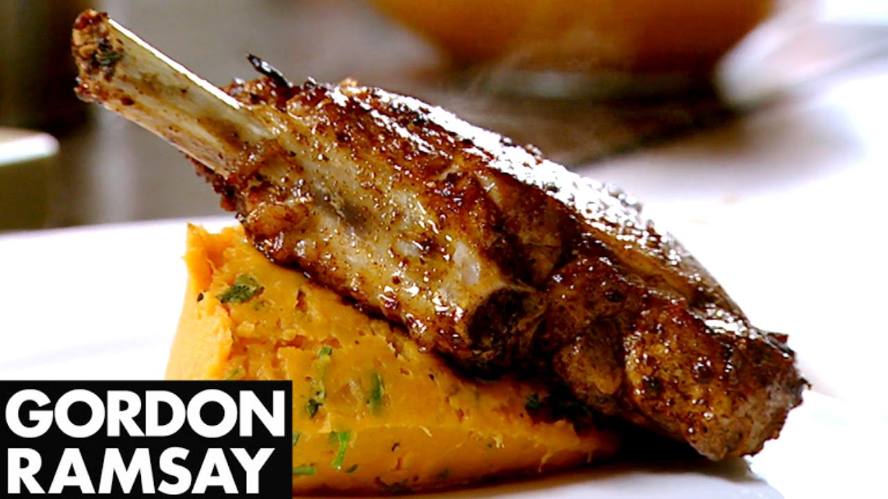 Gordon Ramsay Pork Chops
 Spiced Pork Chop with Sweet Potato Mash Gordon Ramsay
