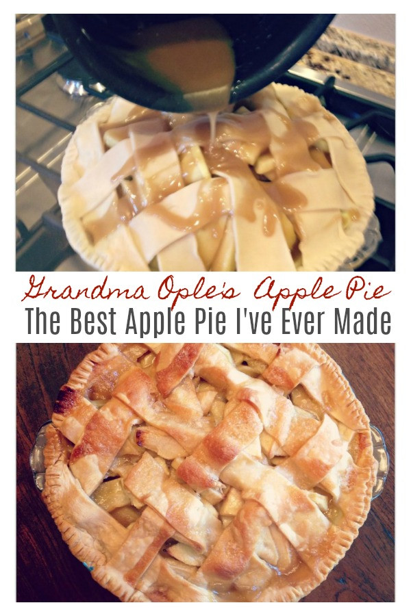 Grandma Ople'S Apple Pie
 Grandma Ople s Famous Apple Pie Sweet Little Bluebird