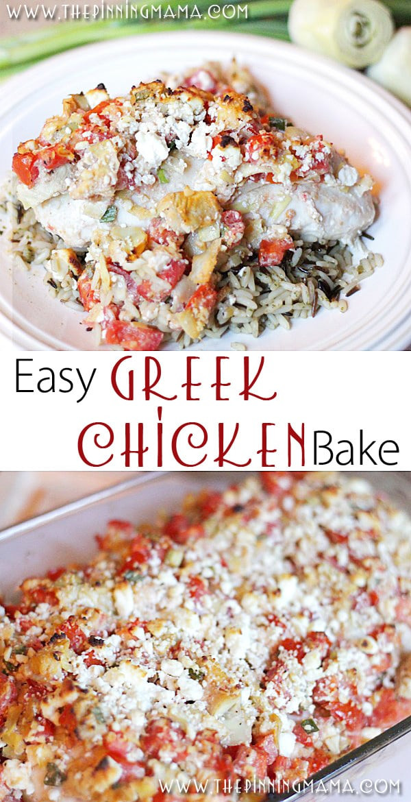 Greek Dinner Recipes
 Easy Dinner Recipe Greek Chicken Bake