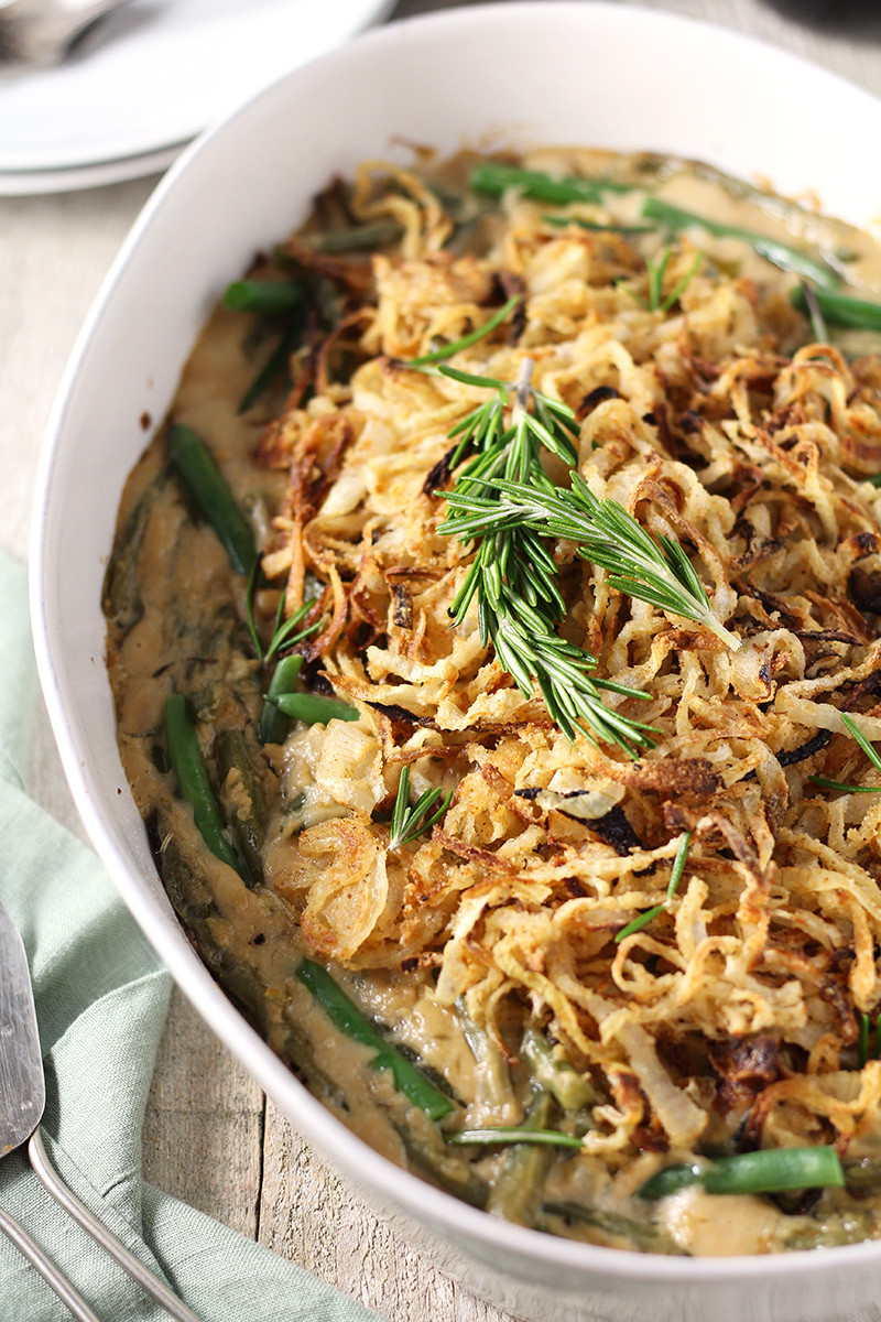 Green Bean Caserole
 Green Bean Casserole with Rosemary Parmesan Gravy