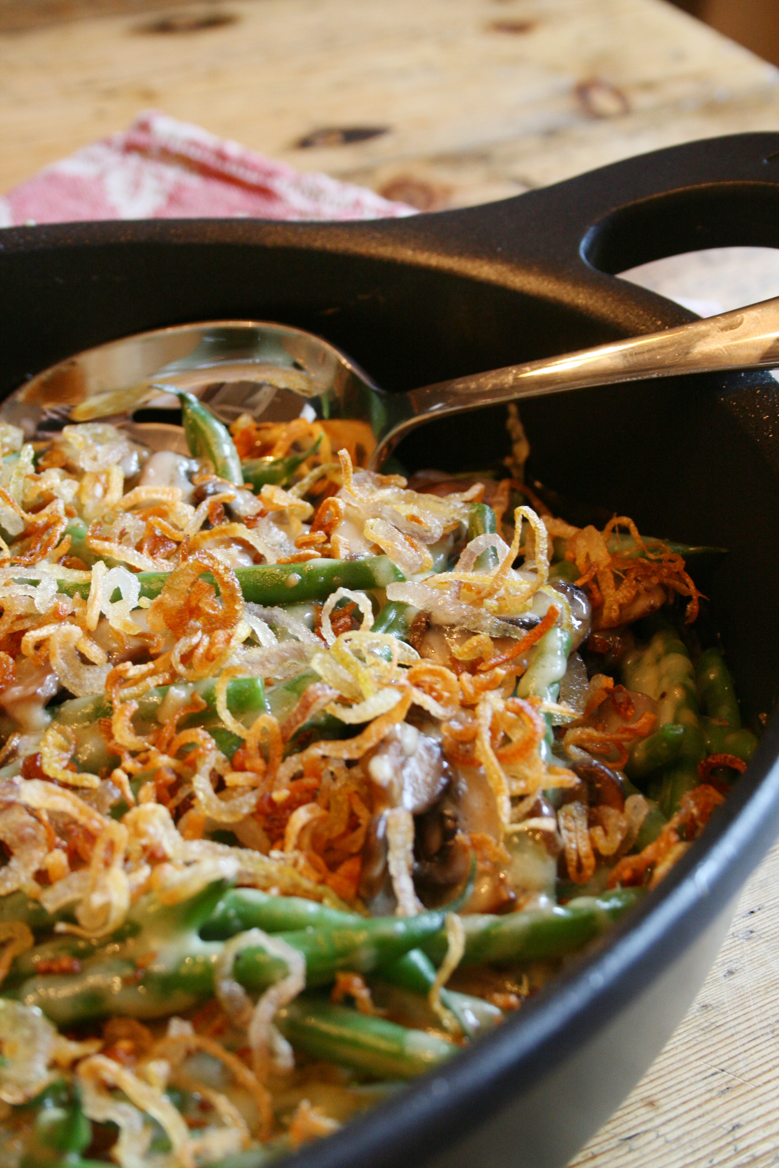Green Bean Caserole
 Green Bean Casserole The Way a French Woman Might Make It