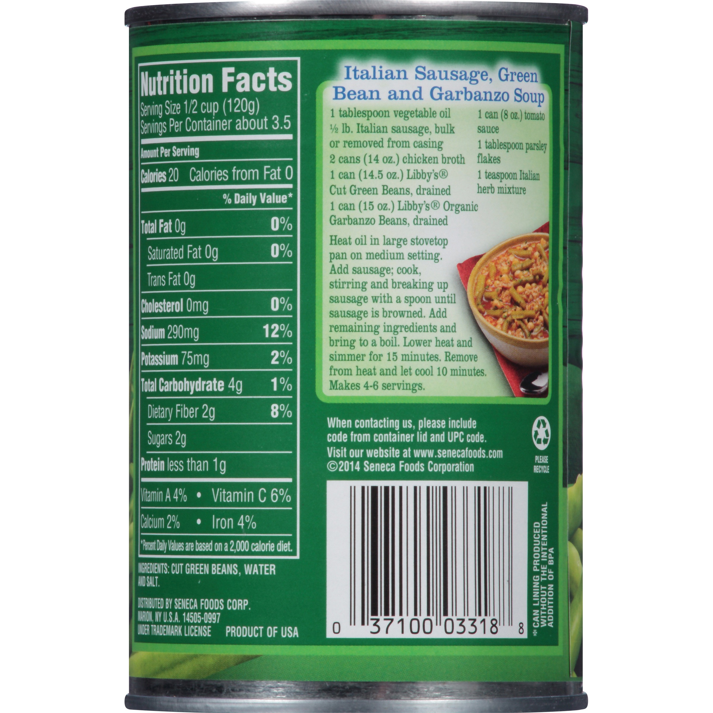 Green Bean Nutrition Facts
 dried green beans nutrition