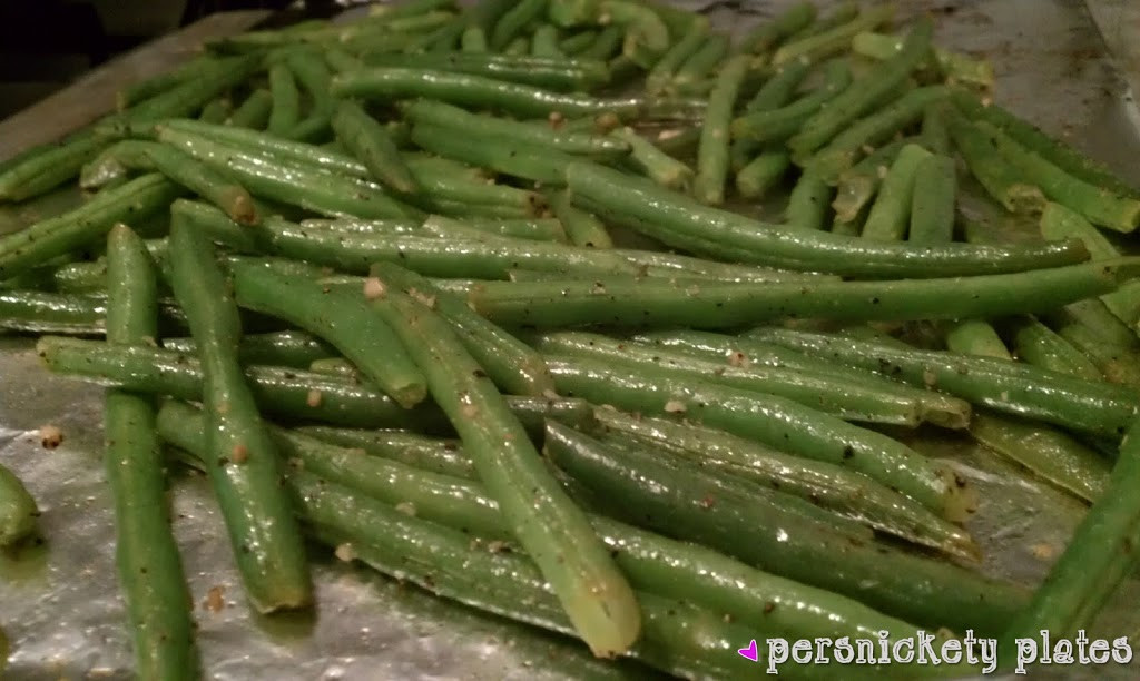 Green Bean Recipe Oven
 Oven Roasted Garlic Green Beans Persnickety Plates