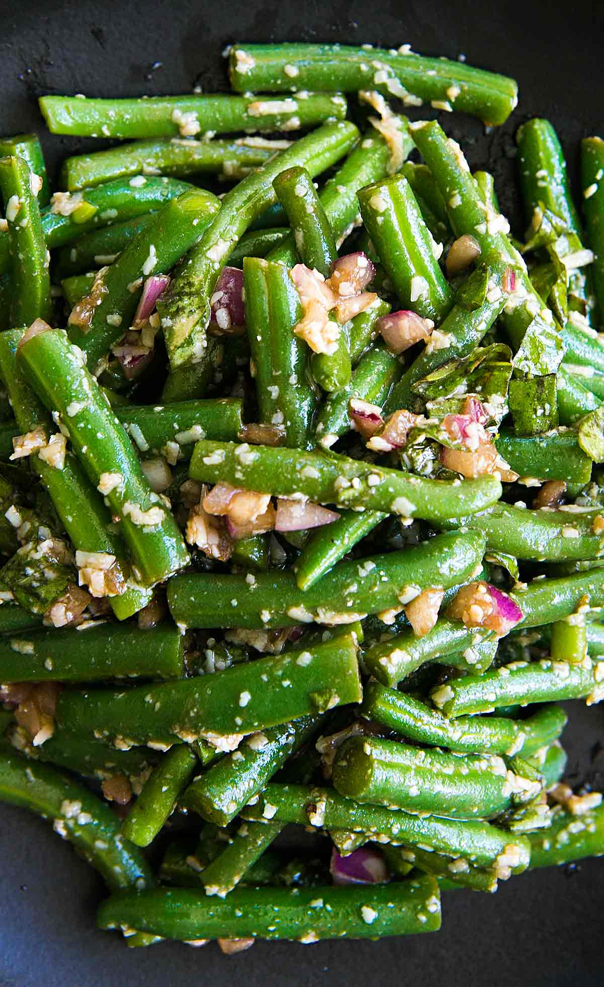Green Bean Salad
 Green Bean Salad with Basil Balsamic and Parmesan Recipe