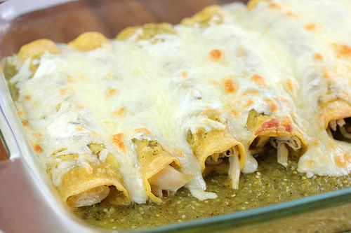 Green Chicken Enchiladas
 Green Chicken Enchiladas Recipe