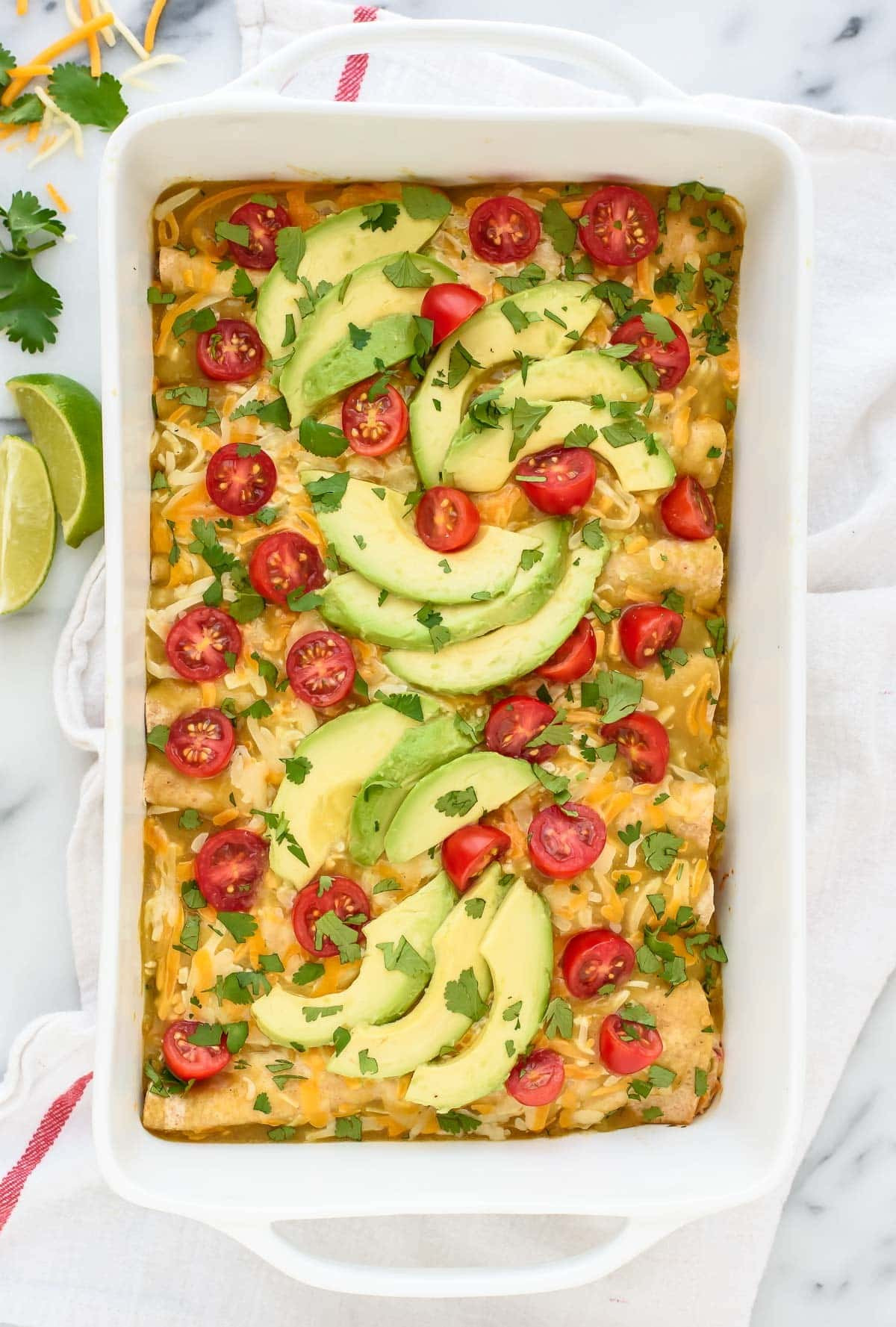 Green Chicken Enchiladas
 Green Chile Chicken Enchiladas