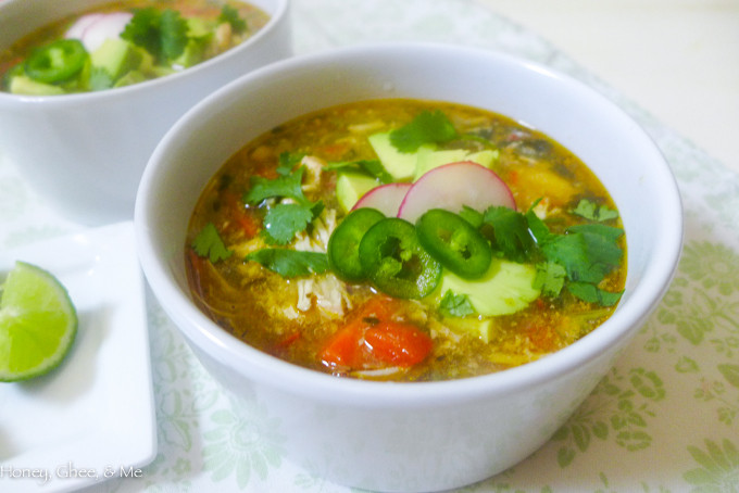 Green Chili Chicken Soup
 Crock Pot Green Chile & Chicken Soup