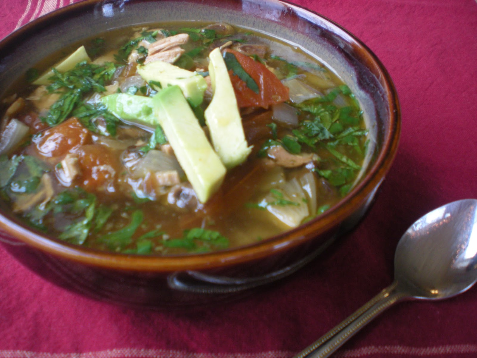 Green Chili Chicken Soup
 Green Chile Chicken & Lime Soup