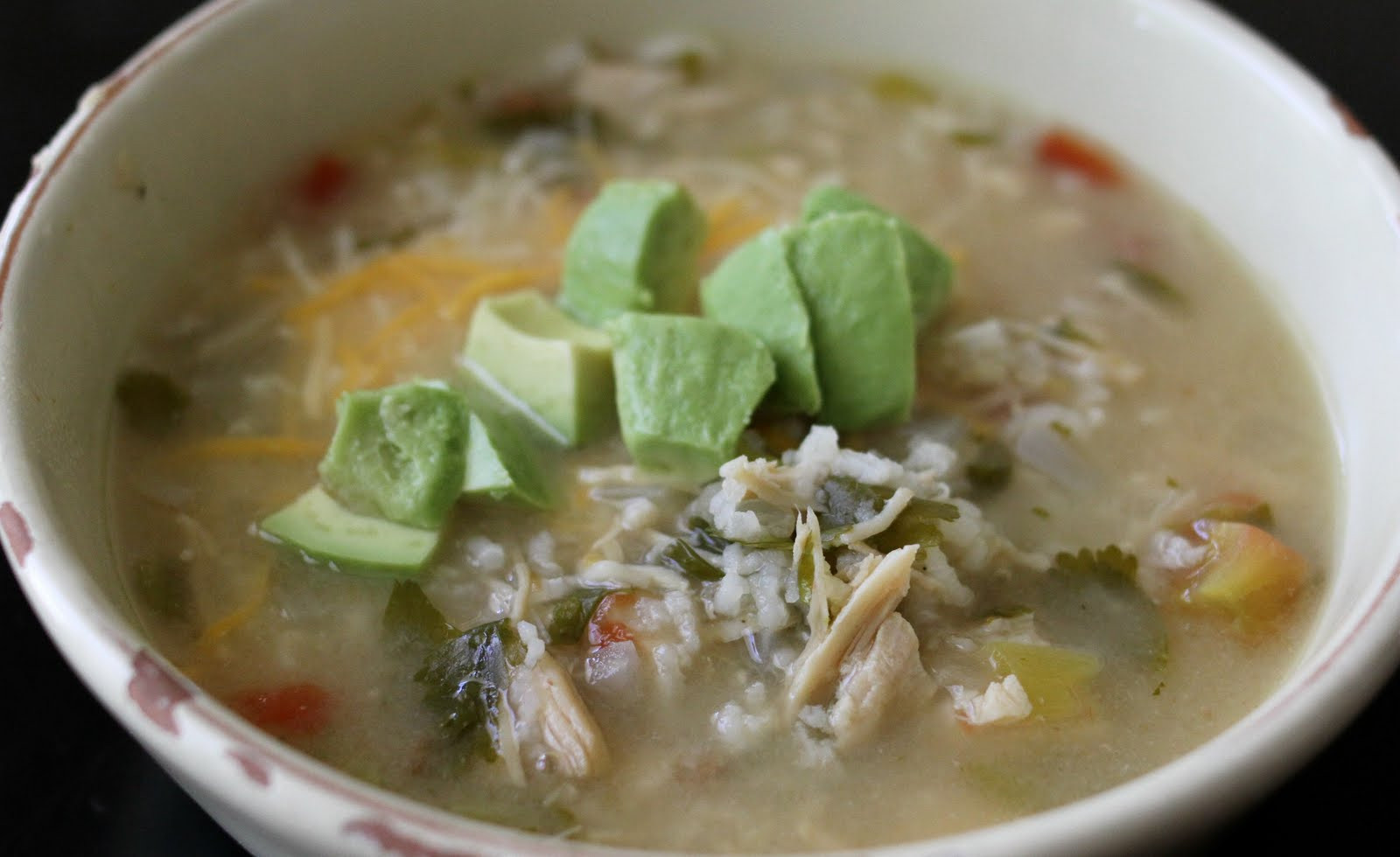 Green Chili Chicken Soup
 My Menu Green Chili Chicken & Lime Soup