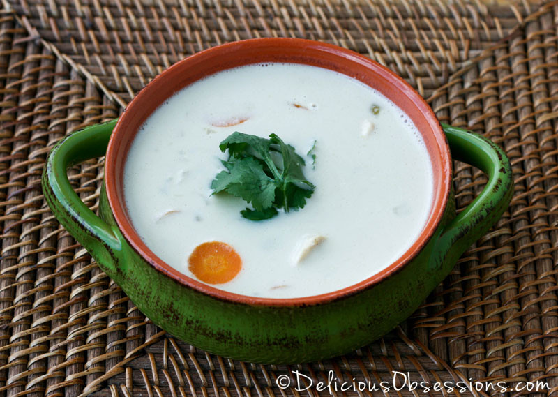 Green Chili Chicken Soup
 Creamy Coconut Green Chili Chicken Soup