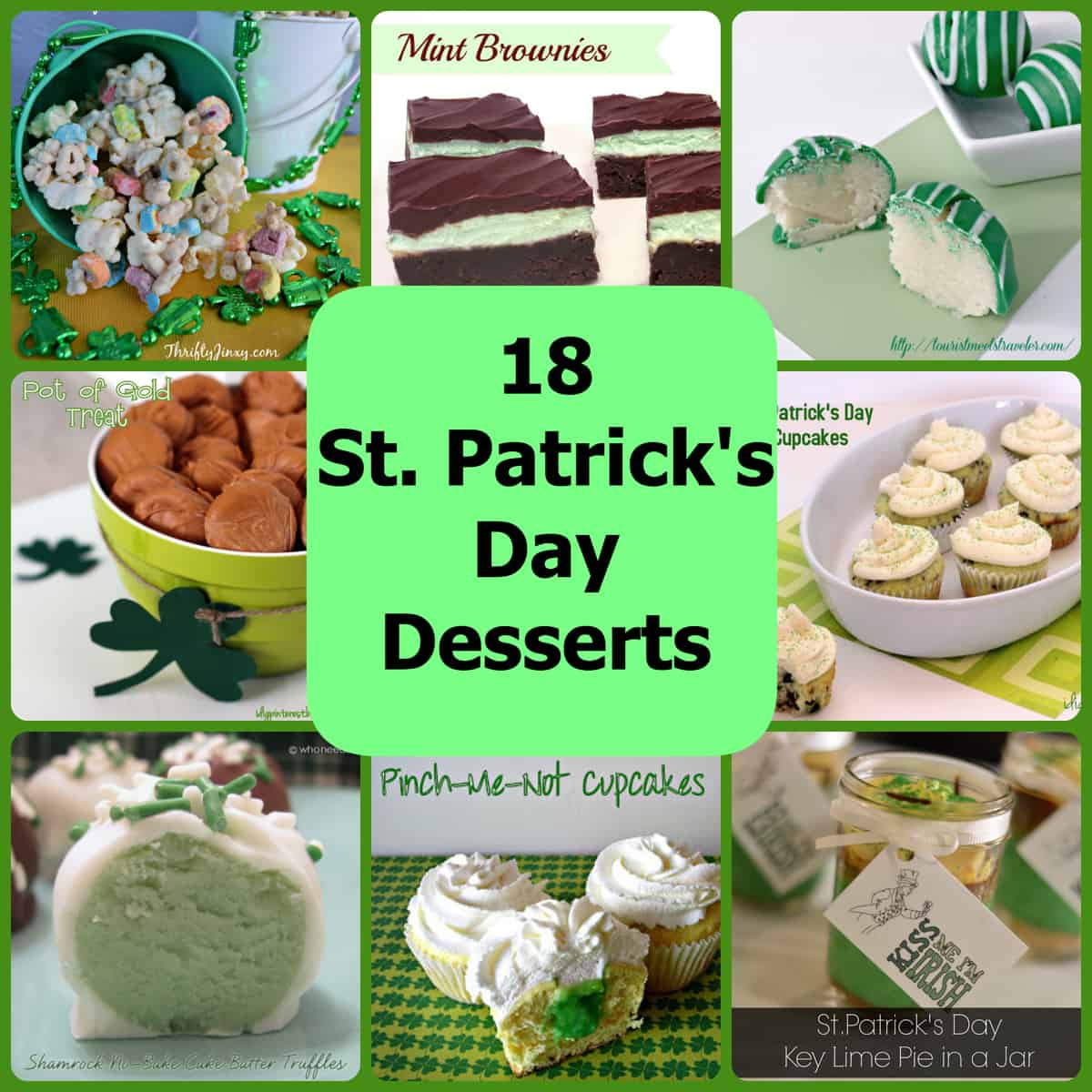 Green Desserts For St Patrick'S Day
 18 St Patrick s Day Desserts Love Pasta and a Tool Belt