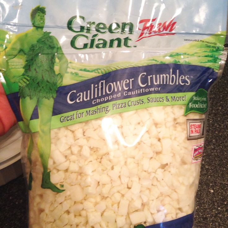 Green Giant Riced Cauliflower
 Cauliflower crumbles by Green Giant Fresh Great