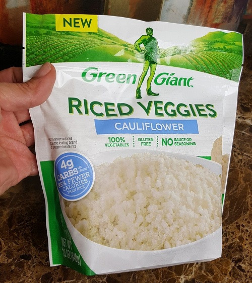 Green Giant Riced Cauliflower
 Easy Low Carb Dinner Idea Cauliflower Rice with Seared