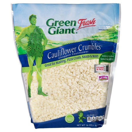 Green Giant Riced Cauliflower
 Green Giant Cauliflower Crumbles 16 oz Tar