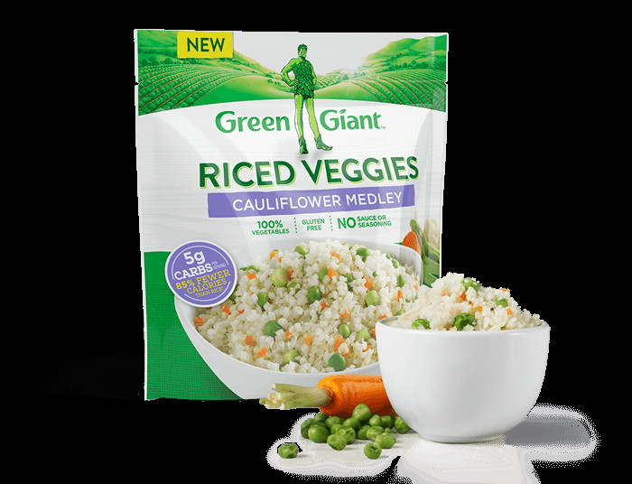 Green Giant Riced Cauliflower
 Simple Brown Rice with Cauliflower adding cauliflower to rice