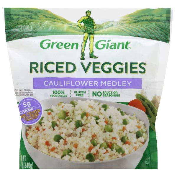 Green Giant Riced Cauliflower
 Green Giant Riced Veggies Cauliflower Medley Publix
