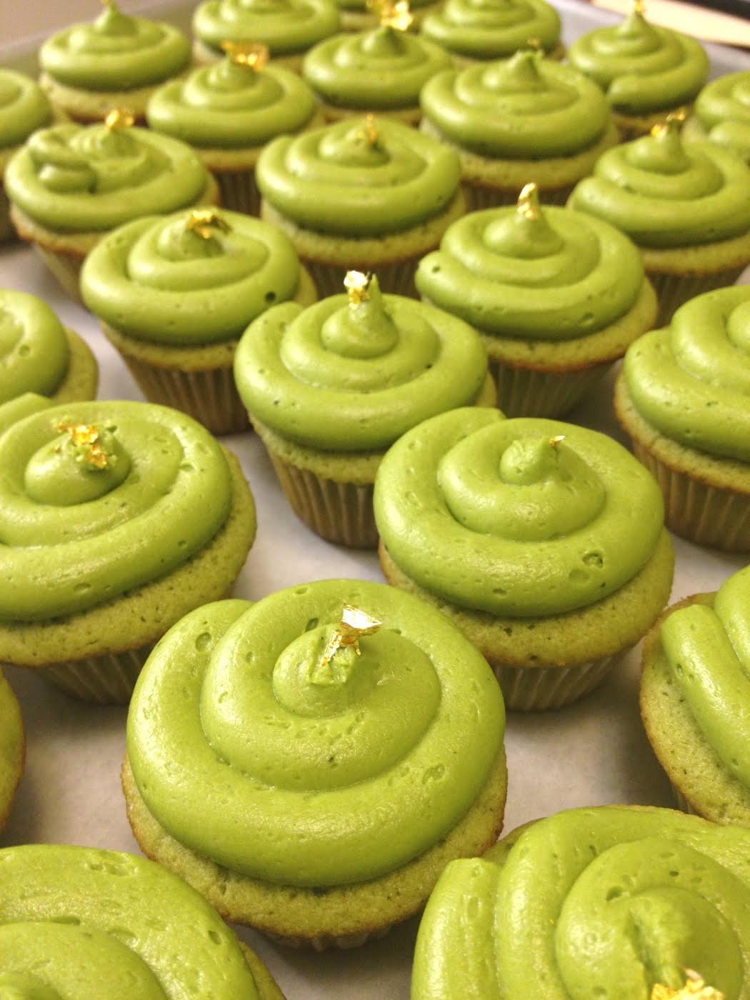 Green Tea Cupcakes
 ShowFood Chef Matcha Green Tea Cupcakes with Matcha Green