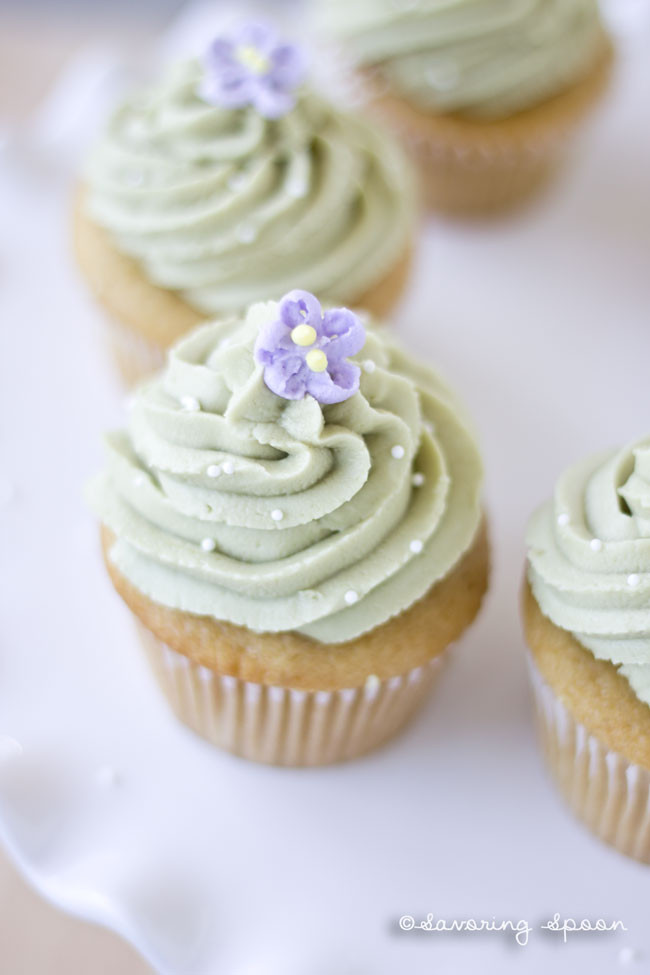 Green Tea Cupcakes
 Simple Vegan Green Tea Cupcakes Savoring Spoon