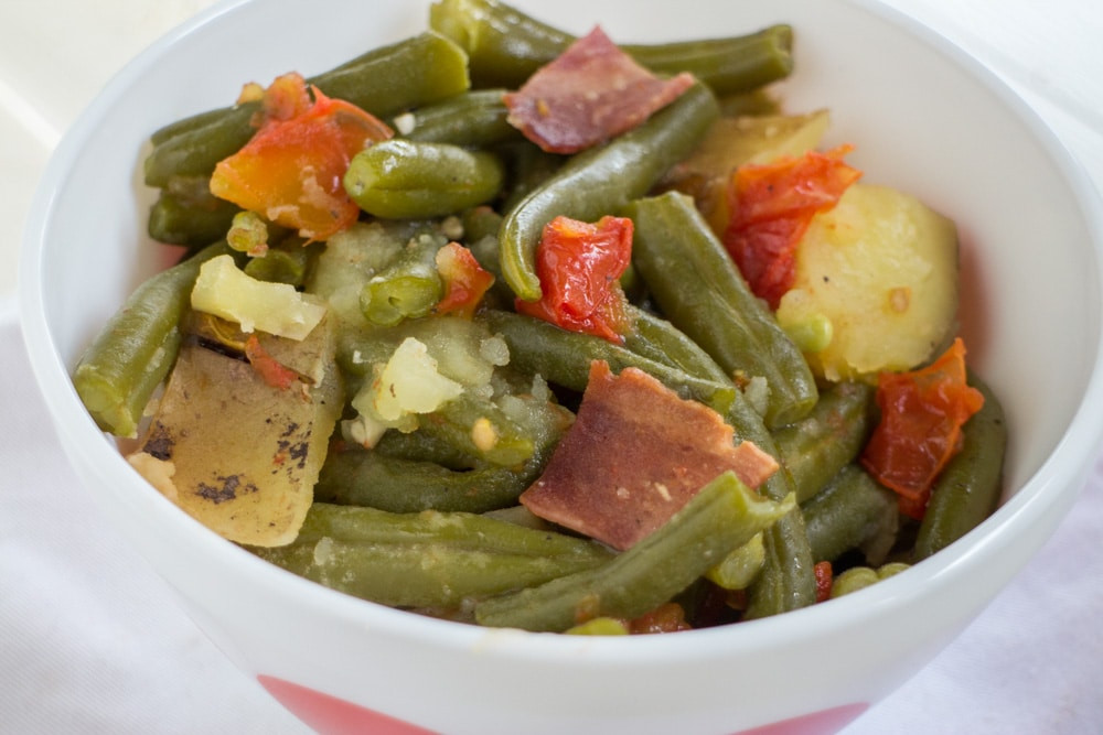 Greens Beans Potatoes Tomatoes
 Slow Cooker Green Beans and Tomatoes Brooklyn Farm Girl