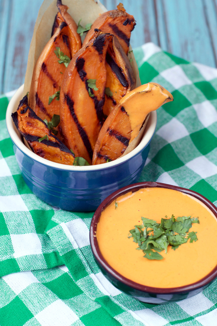 Grill Sweet Potato
 Grilled Sweet Potato Fries with Southwest Roasted Red