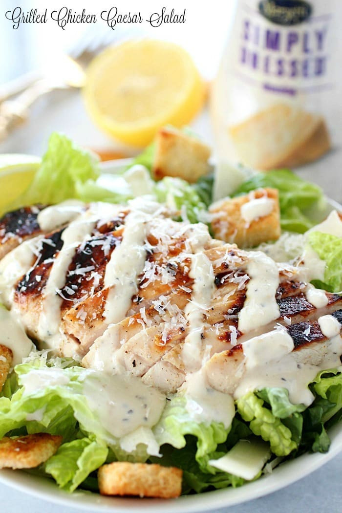 Grilled Chicken Caesar Salad
 Grilled Chicken Caesar Salad Yummy Healthy Easy