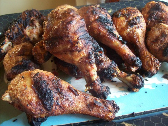 Grilled Chicken Legs
 Crispy Grilled Chicken Drumsticks Recipe