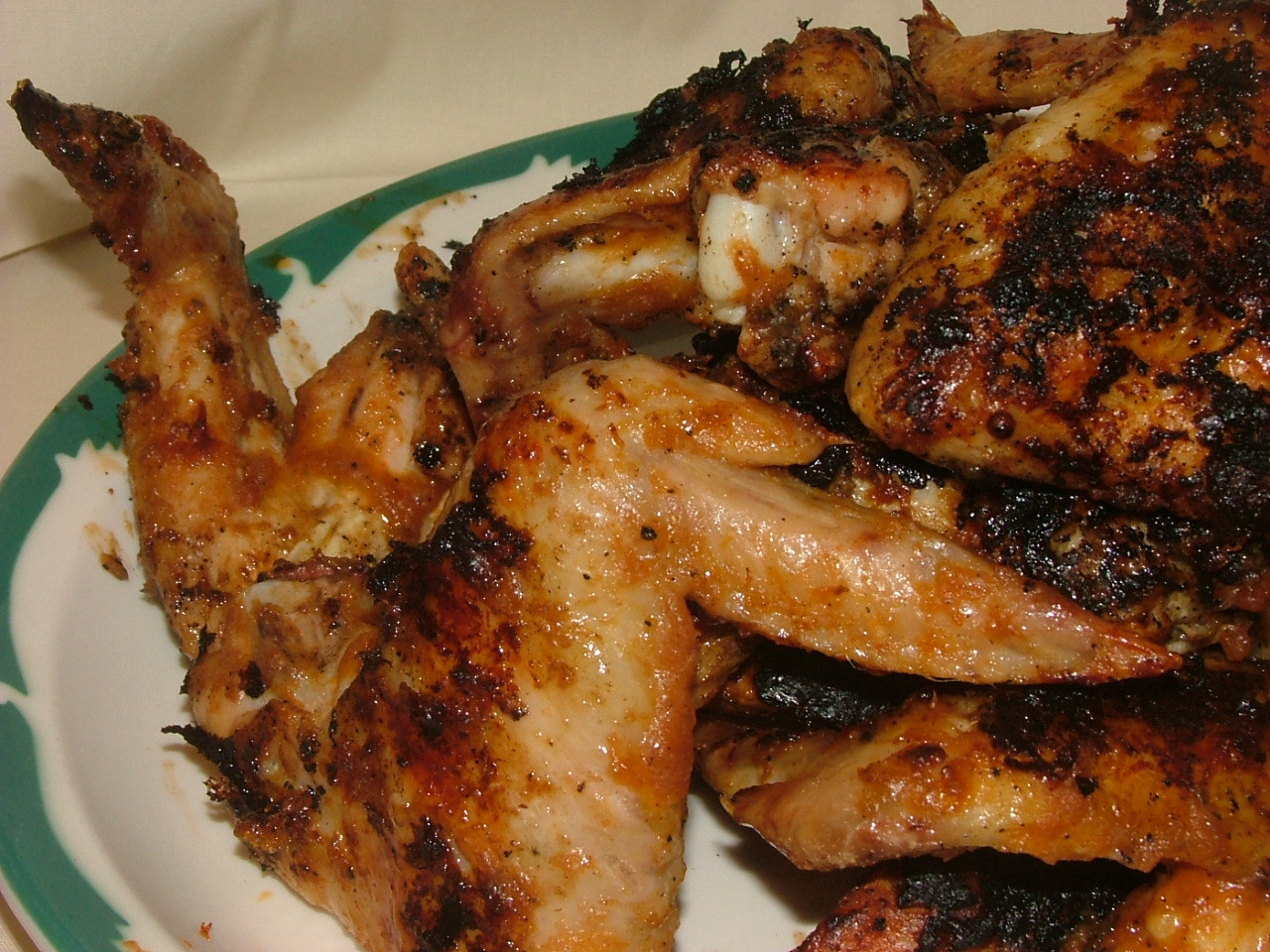 Grilled Chicken Wings Recipe
 Cherry Garcia Ice Cream and Grilled Chicken Wings