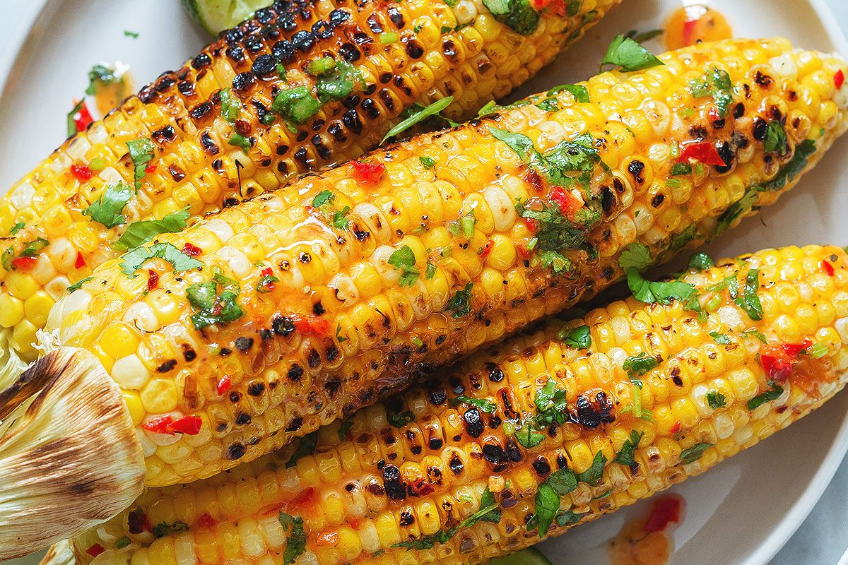 Grilled Corn On The Cob Recipe
 Grilled Corn on the Cob Recipe with Chili Lime Butter