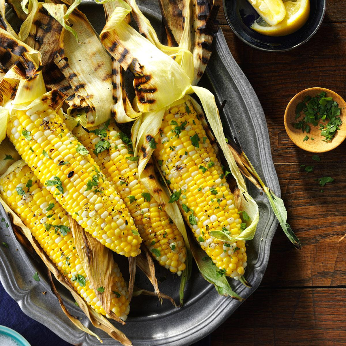 Grilled Corn On The Cob Recipe
 Basil Grilled Corn on the Cob Recipe