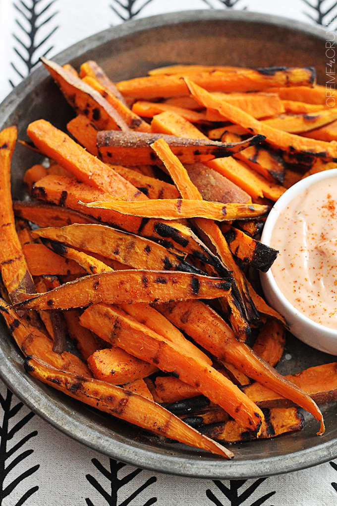 Grilled Sweet Potato
 Spicy Grilled Sweet Potato Fries