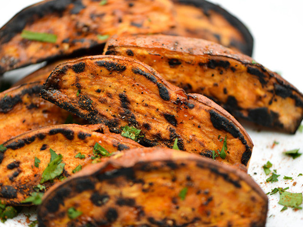 Grilled Sweet Potato
 Grilled Sweet Potato Wedges Recipe