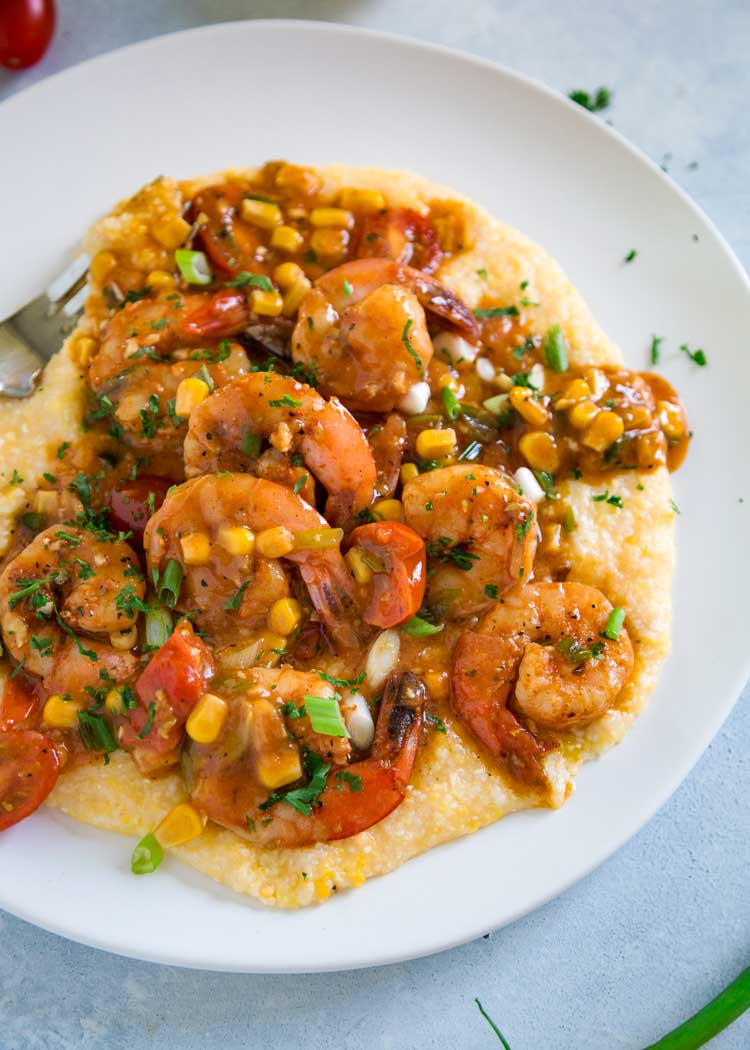 Grits And Shrimp
 Creole Shrimp and Grits Kevin Is Cooking