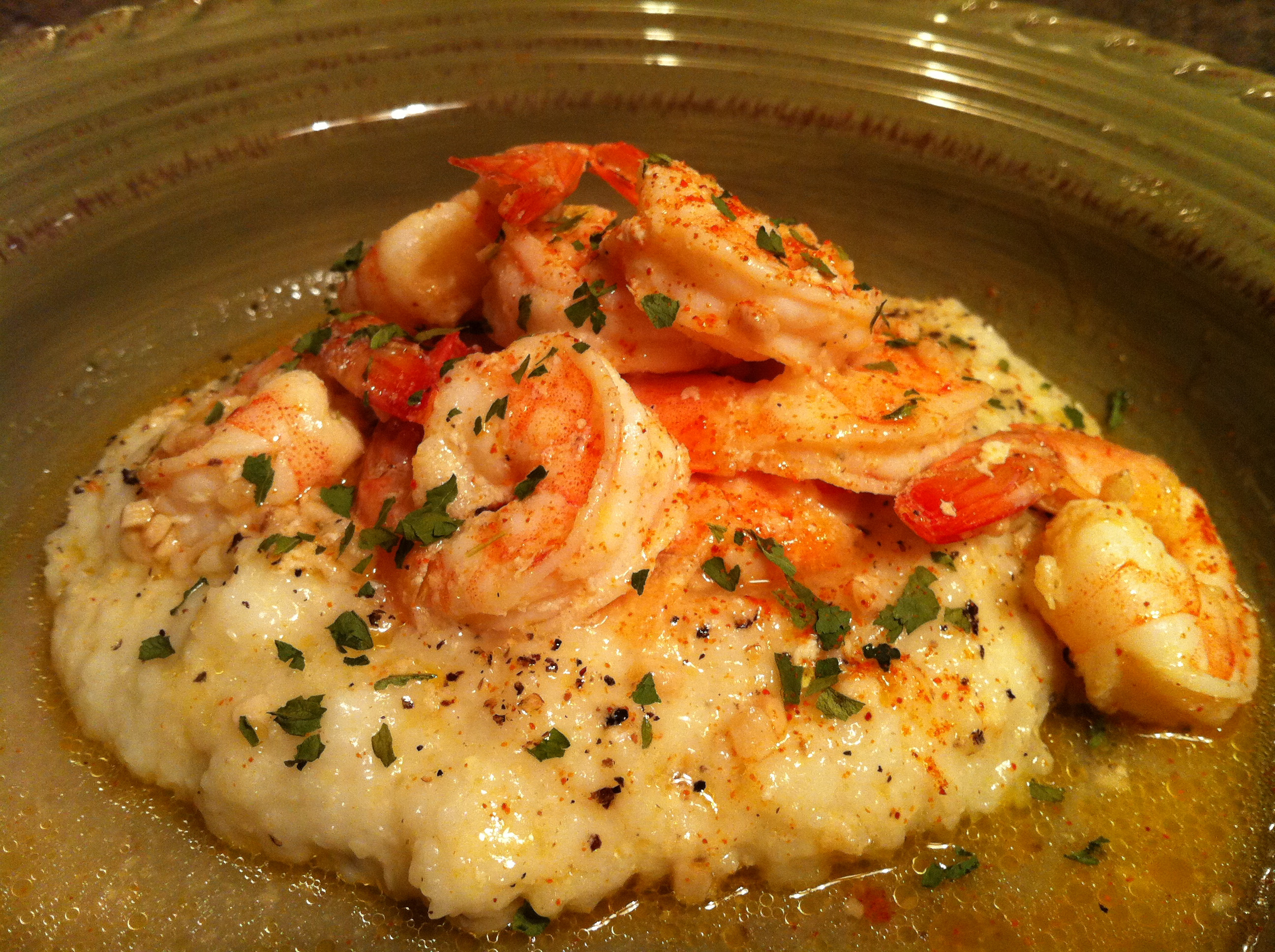 Grits And Shrimp
 Cajun Shrimp and Grits