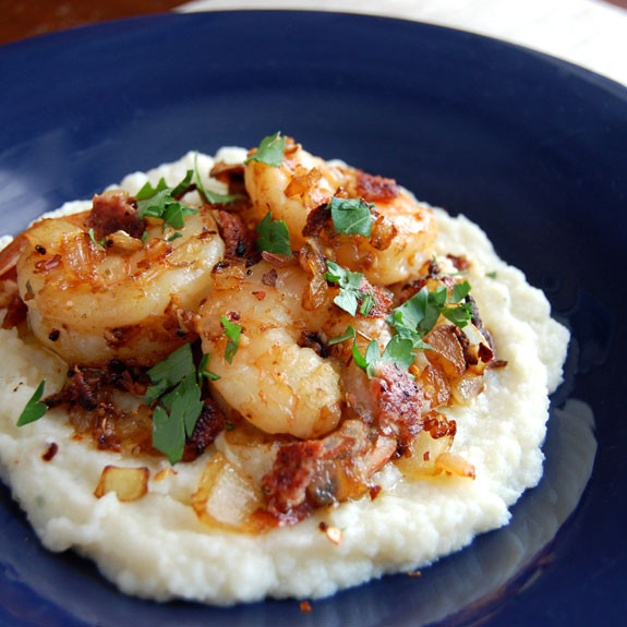 Grits And Shrimp
 Shrimp & Grits Paleo Style