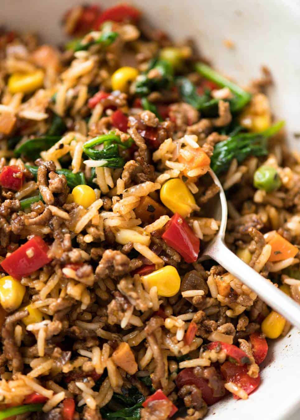 Ground Beef And Rice Recipes Quick
 brown rice ground beef