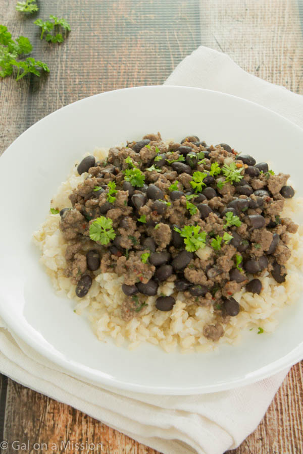 Ground Beef And Rice Recipes Quick
 Spicy Ground Beef and Beans with Rice Gal on a Mission