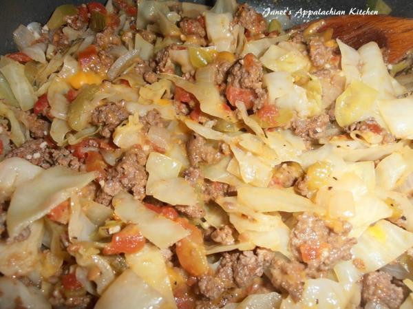 Ground Beef Cabbage Recipe
 Cheesy Ground Beef And Cabbage Skillet Recipe