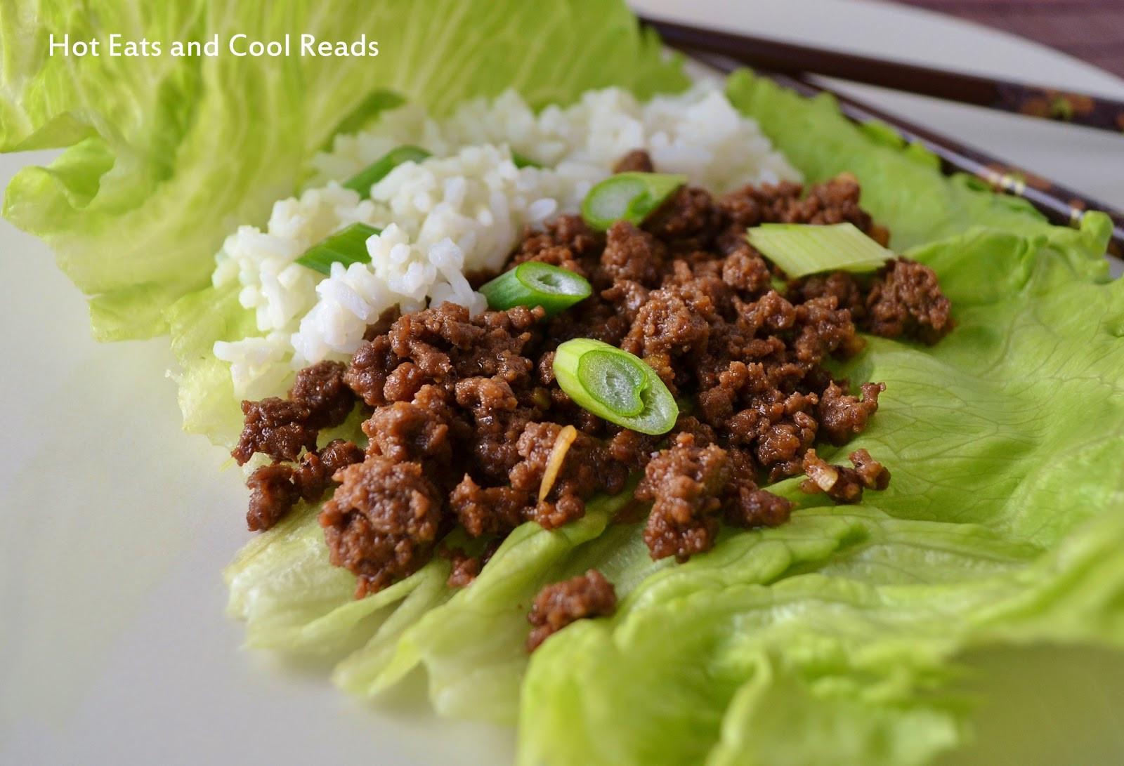 Ground Beef Lettuce Wraps
 Hot Eats and Cool Reads Korean Ground Beef Lettuce Wraps