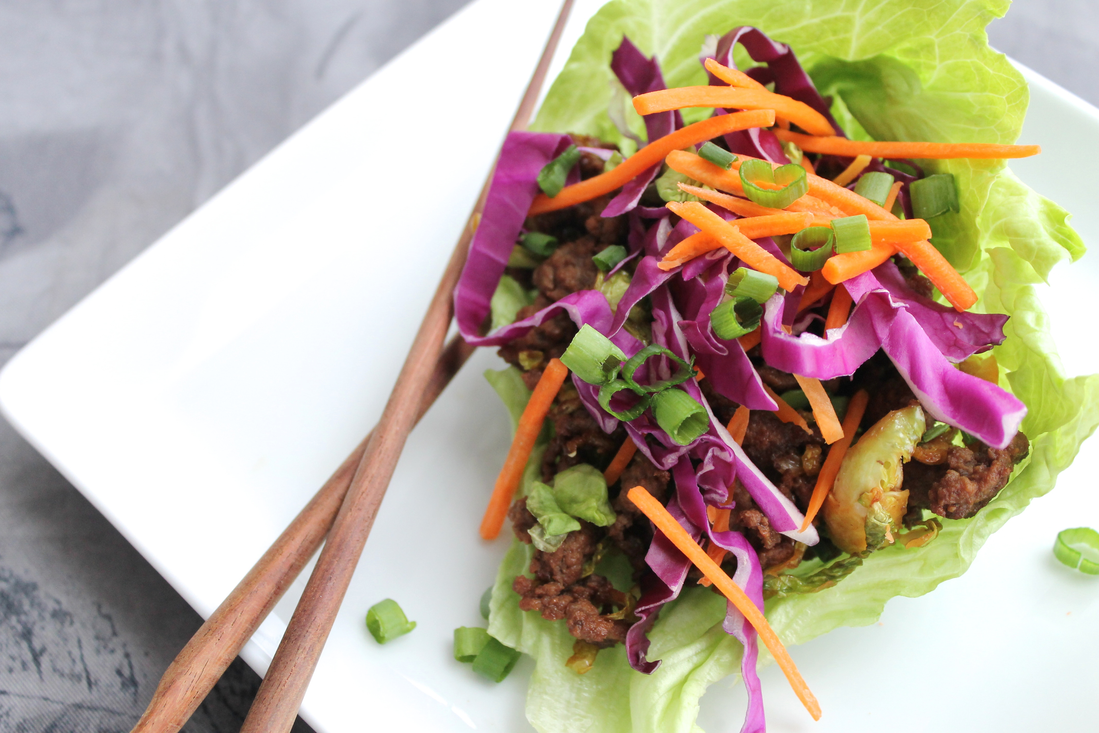 Ground Beef Lettuce Wraps
 Asian Ground Beef and Veggie Lettuce Wraps Recipe Paleo Plan