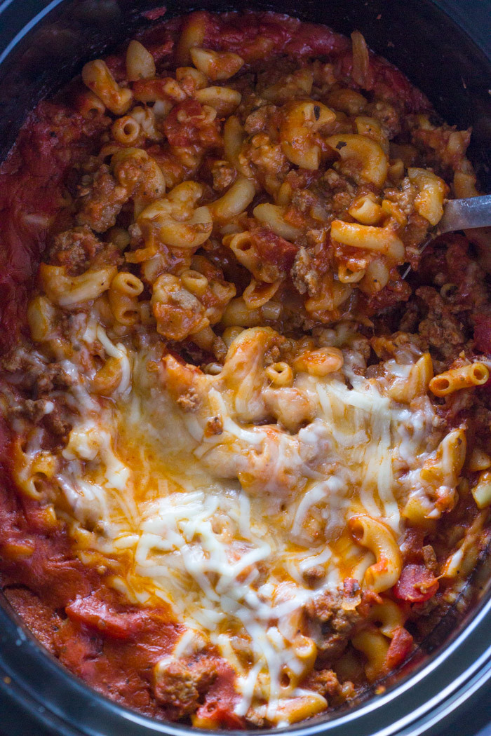 Ground Beef Slow Cooker
 slow cooker ground beef and cheese pasta