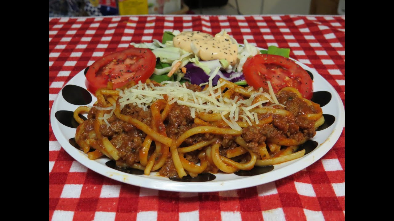 Ground Beef Spaghetti
 Easy Spaghetti with Ground Beef Recipe