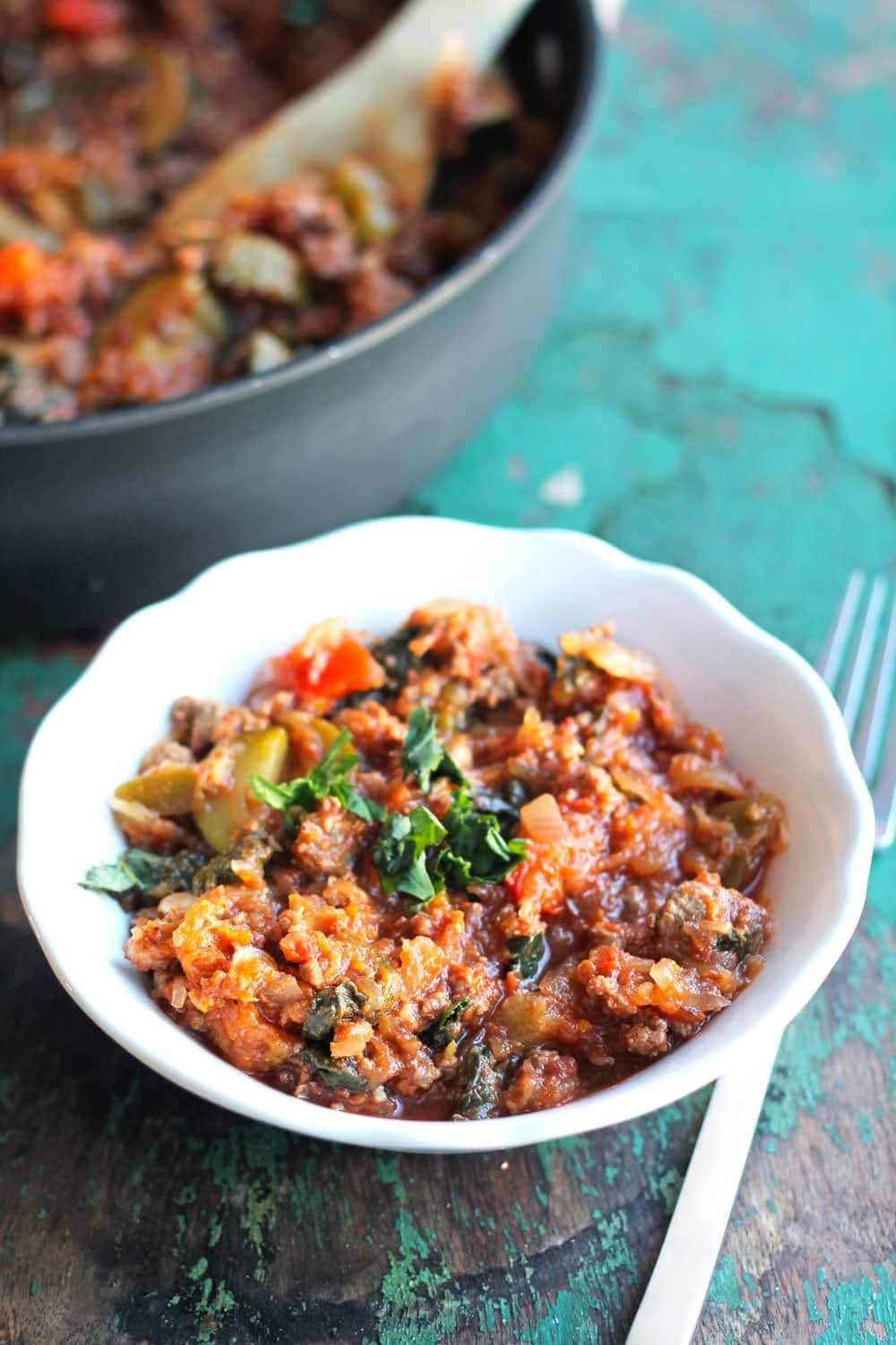 Ground Beef Spaghetti
 spaghetti squash casserole with ground beef