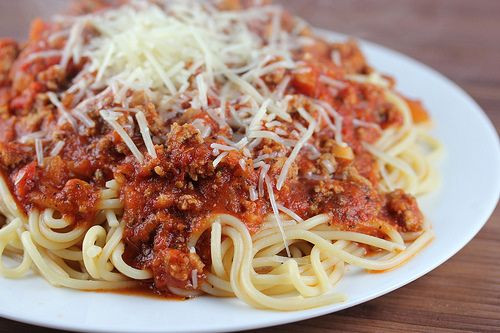 Ground Beef Spaghetti
 Ground Turkey Spaghetti on Pinterest