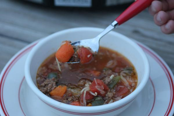 Ground Beef Stew
 crockpot ground beef stew