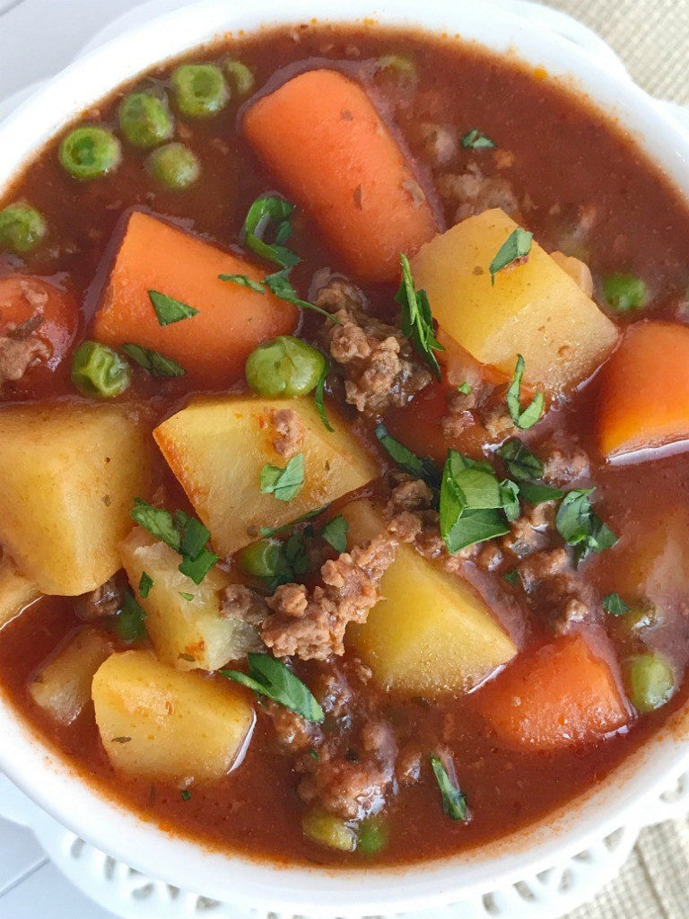 Ground Beef Stew
 Slow Cooker Hearty Ground Beef Stew To her as Family