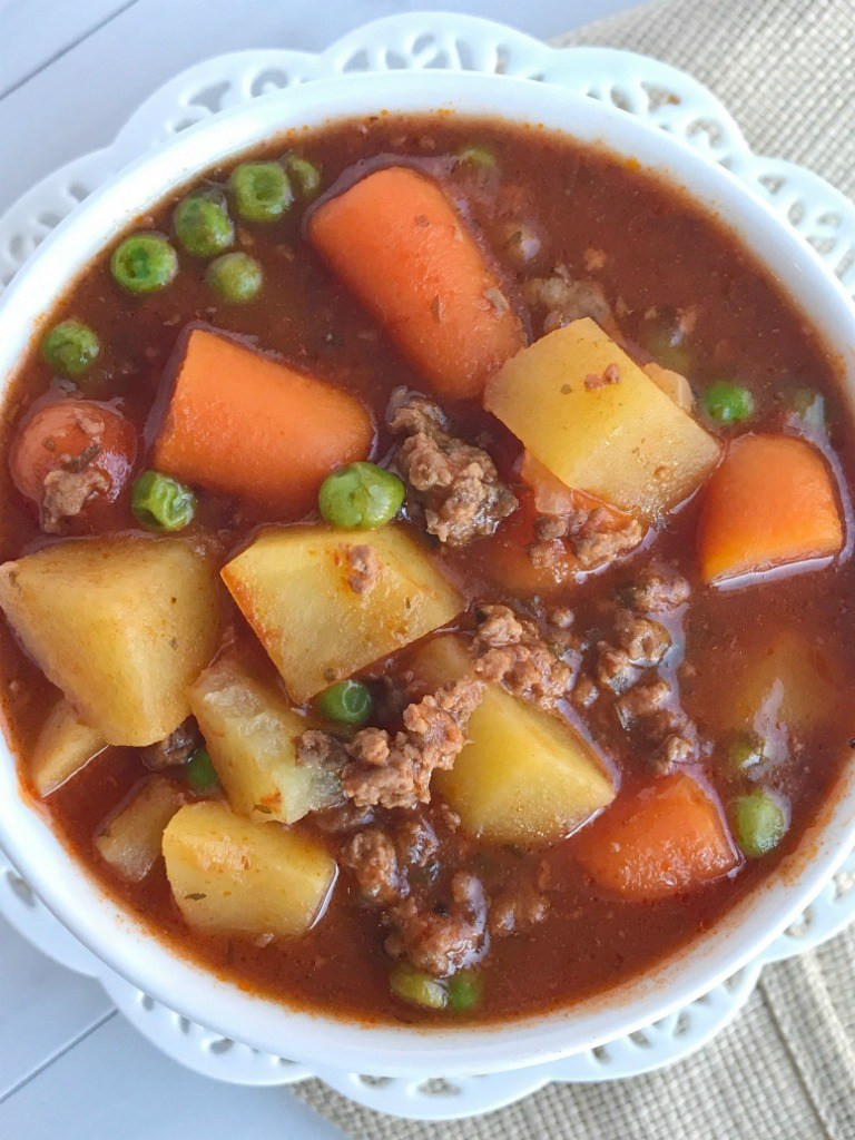 Ground Beef Stew
 Slow Cooker Hearty Ground Beef Stew To her as Family