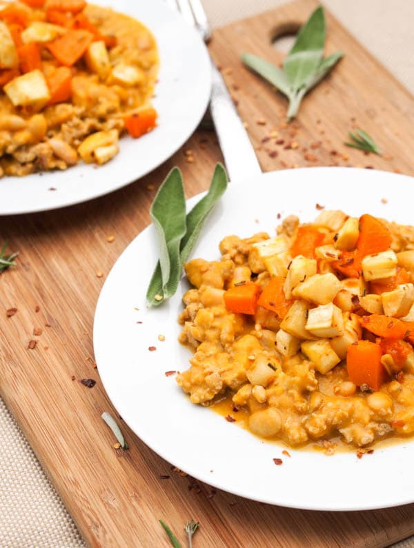 Ground Chicken Chili
 Ground Chicken Chili with Pumpkin and Roasted Veggies GF DF