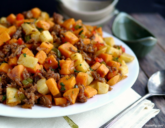 Ground Sausage Dinner Recipes
 Sausage and Sweet Potato Hash VIDEO