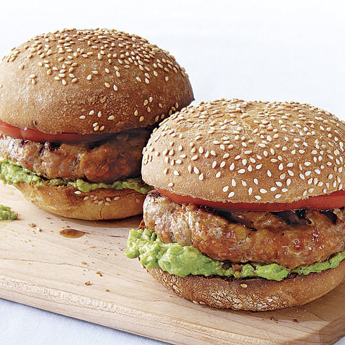 Ground Turkey Burger Recipes
 Turkey Chorizo Burgers with Guacamole FineCooking