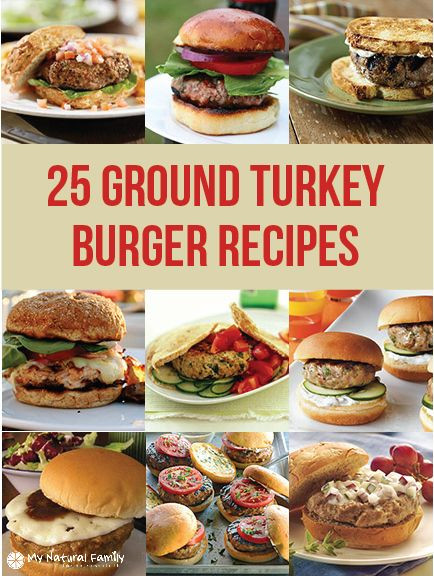 Ground Turkey Burger Recipes
 25 of the Best Clean Eating Ground Turkey Burger Recipes